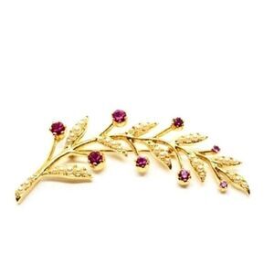 Vintage MMS Cleo signed dragon’s breath brooch